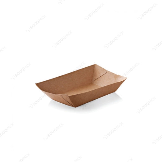 Kraft Paper Plate Brown