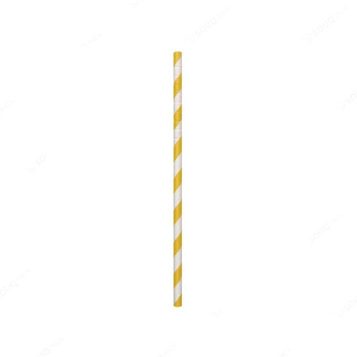 WRAPPED COLOURED STRAW 6MM