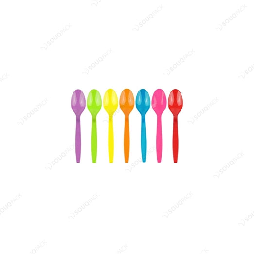 WRAPPED COLOURED ICE CREAM SPOON