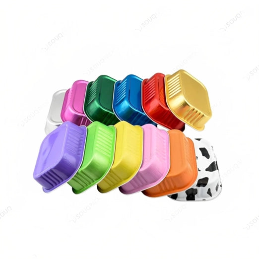Colorful disposable containers